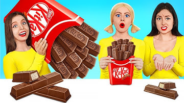 Big vs Medium vs Small Challenge | Giant vs Tiny Chocolate Food by Turbo Team