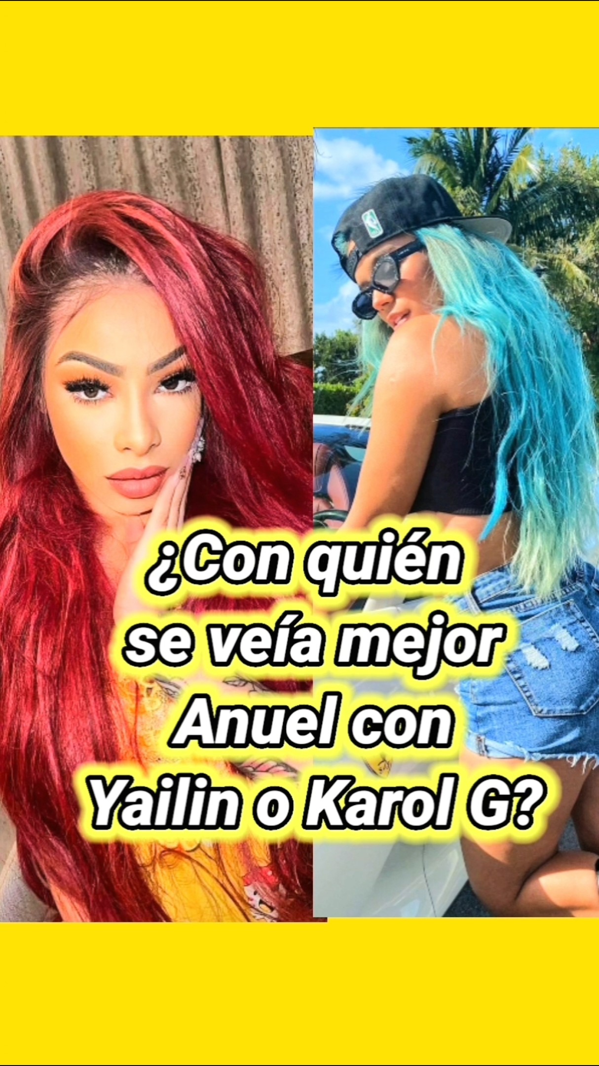 ¿Con quien se veía mejor Anuel con Yailin o Karol G? #karolg #Yailin