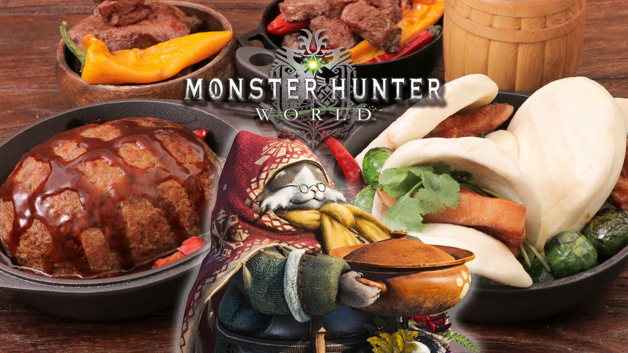 【魔物獵人】隱藏版的東洋風味貓飯！爆多肉肉 | 瑞可RICO