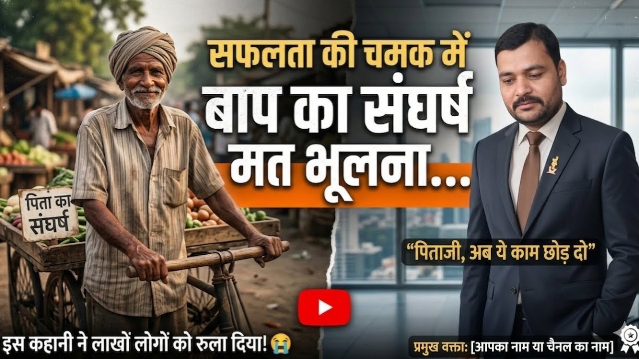 एक पिता का संघर्ष। Best motivational story in hindi 😳 #story #motivational #hindimotivation