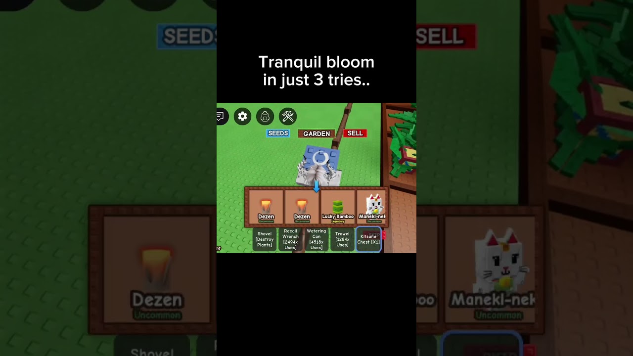 Tranquil bloom || Grow a garden || Roblox 
