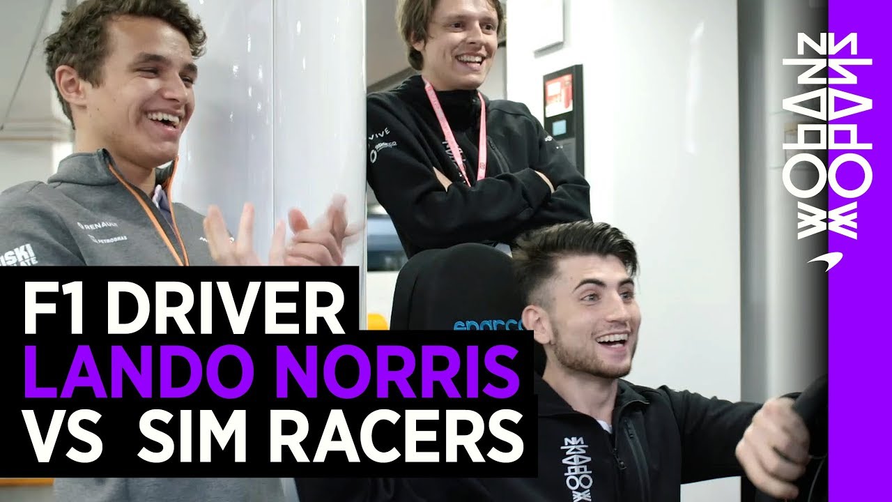 F1's Lando Norris vs sim racers: who's really quicker? - YouTube