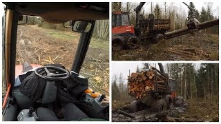 Wet forest-Valmet 840s2..[GoPro].(HD)