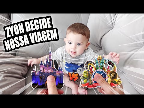 MEU BEBÊ DECIDIU A NOSSA VIAGEM * Disney ou Beto Carrero? | Kathy Castricini