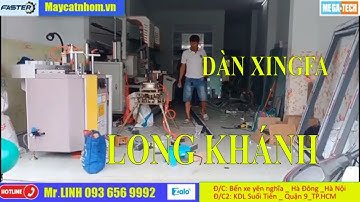 Máy Làm Nhôm XIngfa || Máy Cắt Nhôm 2 Đầu Faster F88