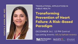 Transforming Prevention of Heart Failure: A Risk-Based Paradigm