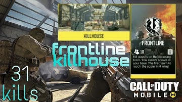 Call of duty mobile multiplayer gameplay (frontline) ‘map killhouse’