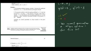Existence and Uniqueness Theorem