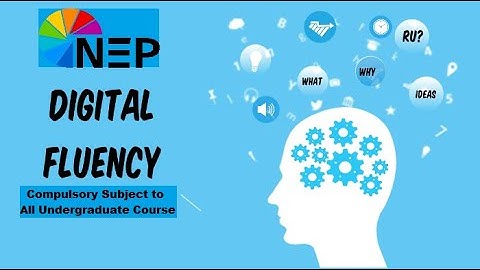 Digital Fluency Syllabus of GUG | NEP 2020 Digital Fluency BCom 1st Year Syllabus Compulsory Paper
