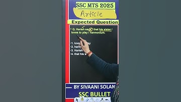 SSC MTS 2025|Most Expected Question|#mts #ssc#sscbullet #short#chsl  #viralshorts#ssccgl#viralvideo