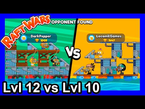 Poki Games ✓ Raft Wars Multiplayer ⚠️ Lvl 5 vs 13 [4k Gameplay