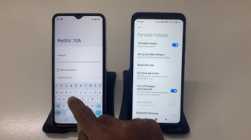 How to connect internet to Hotspot in Redmi 10A