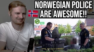 Reaction To Norwegian Police Funniest Arrest Ever