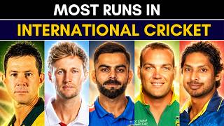 Top 50 Highest Run Scorers in International Cricket History 🤯