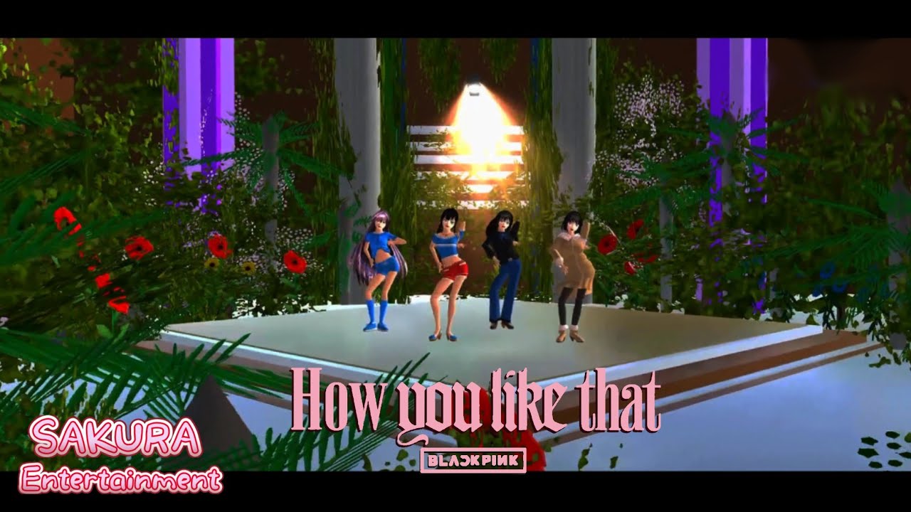 'How You Like That' BLACKPINK | Sakura School Simulator Version MV |