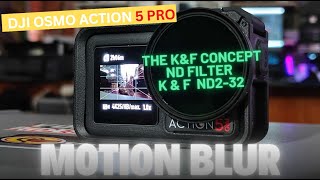 DJI osmo action 5pro Motion Blur test 4K 16:9 25fps