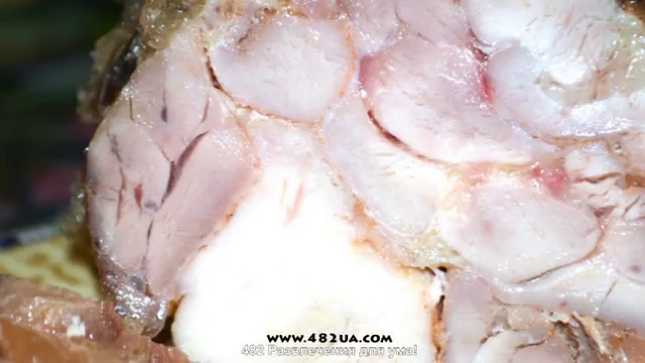 Куриный галантин, мясная закуска, оригинальный рецепт