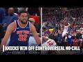 CONTROVERSIAL NO CALL In Detroit Knicks STORM BACK To Win Game 4 Over The Pistons NBA On ESPN 
