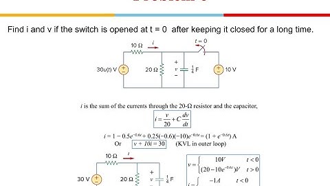 Electrical Science; Problems and Solutions First Order Circuits
