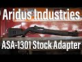 Aridus Industries ASA-1301 Stock Adapter Installation Video Beretta 1301 Tactical