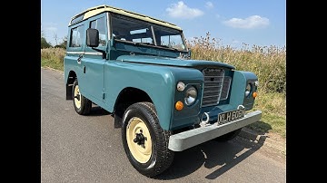FOR SALE 1974 Land Rover Series 3 SWB Station Wagon 2.25 petrol www.churchill4x4.co.uk