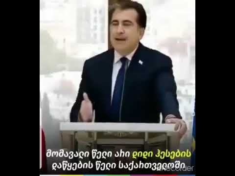 მიხეილ სააკაშვილი ნამახვანჰესზე