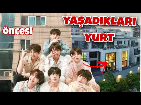 BTS'İN kaldığı yurt 🏣7 kisi bir odadayken şimdi nerdeler?