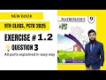 Class 9th Math New Book Exercise 1.2 Q 3 ( all parts )| class 9 maths chapter 1exercise 1.2