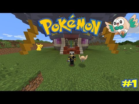 פוקימון במיינקראפט? #1 מוצאים מכון על-חושי! Minecraft Pixelmon