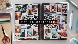 DIY HOW TO SCRAPBOOK ideas & inspiration ✨