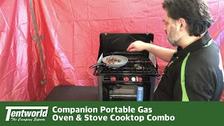 Companion Portable Gas Oven & Stove Cooktop Combo