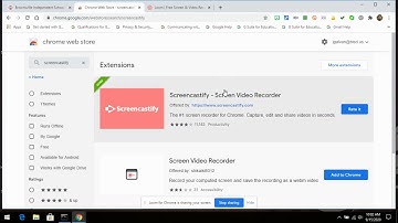 Screencastify - Installing the Extension on Google Chrome