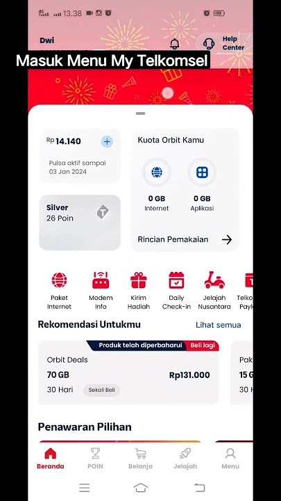 CARA PEMBELIAN PAKET DATA ORBIT DI MY TELKOMSEL #telkomselorbit #yearofyou