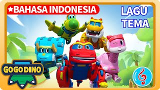 [GOGODINO Bahasa Indonesia] Musim 3 - Lagu Tema | Kartun Anak | Lagu anak | Dinosaurus | Cerita