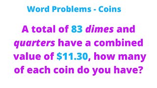 Famous How to solve a word problem - coins Wealth