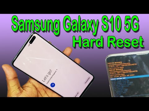 Samsung Galaxy S10 5G Hard Reset || How to Factory Reset Samsung Galaxy S10 5G