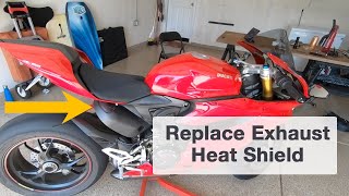 How To - Replace Panigale Exhaust Cover