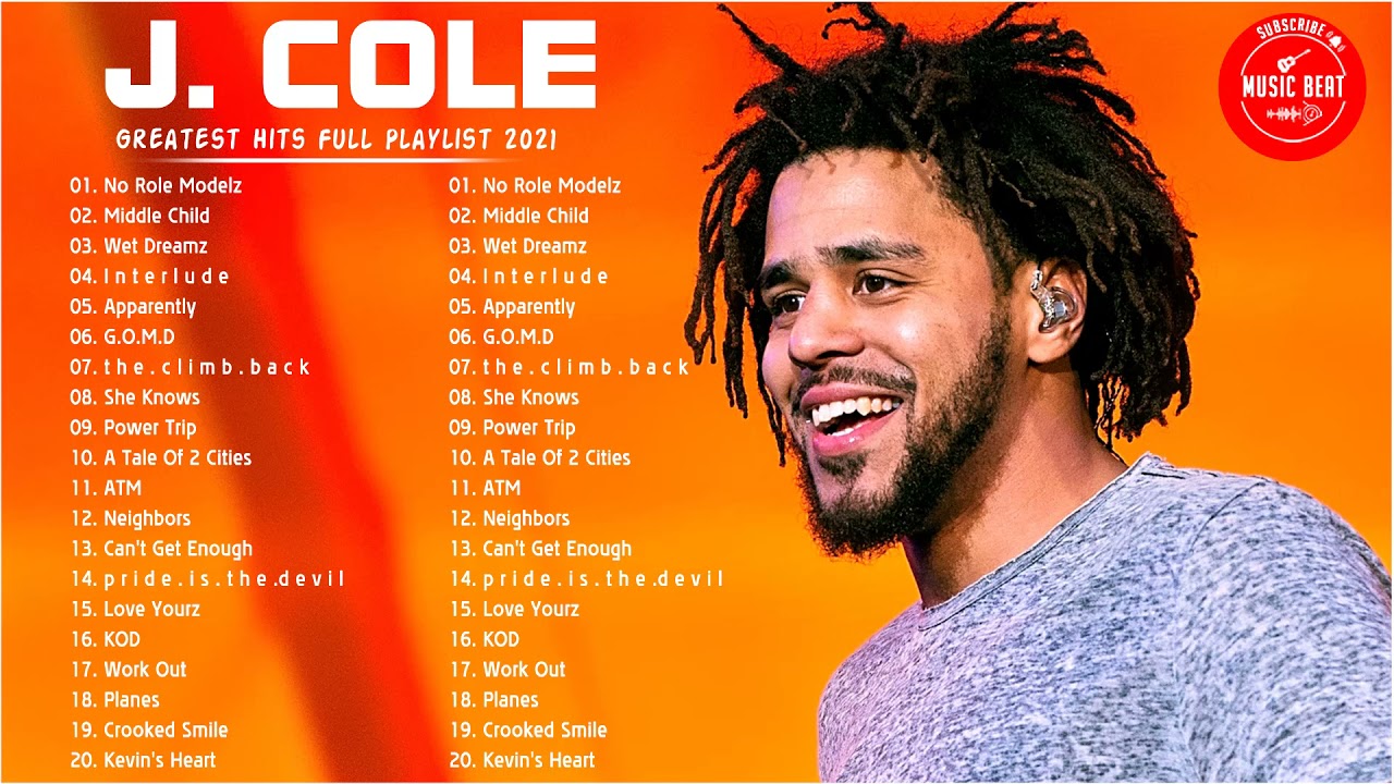 Top 20 Best Songs Of JCole   JCole Greatest Hits Full ALbum 2021   Best of JCole