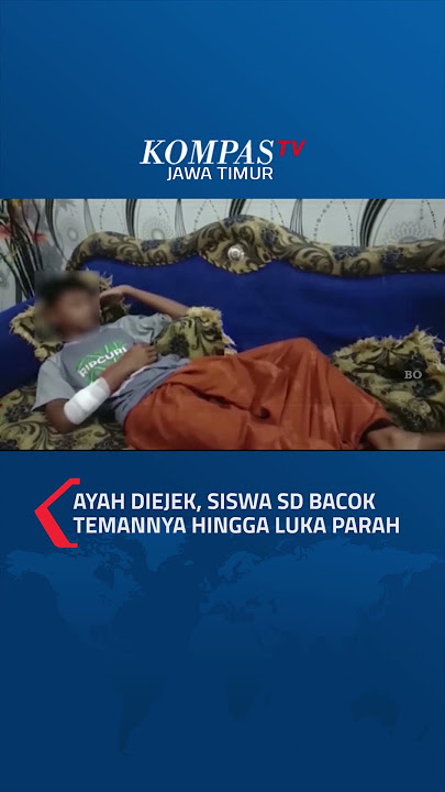 Ayah Diejek, Siswa SD Ngamuk Bacok Temannya Hingga Luka Parah #shorts #bacok #siswa #blitar #ngamuk