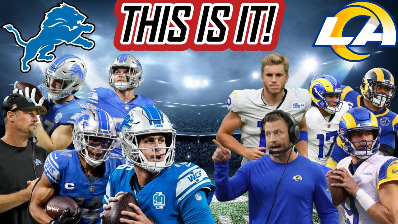Lions vs Rams PRIMETIME Playoff LIVE STREAM! PlayByPlay And