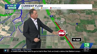 Interstate 5 crash causes traffic delays in San Joaquin County