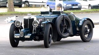 MG K3 Magnette 1935 on the road in France! Or an MG Q-Type?