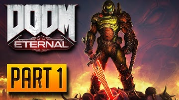 DOOM Eternal - 100% Walkthrough Part 1: Hell on Earth [Nightmare Difficulty][PC]