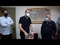 Επίσκεψη Νεκτάριου Φαρμάκη στο Επιμελητήριο Αχαΐας και στο Παμπελοποννησιακό Εθνικό Αθλητικό Κέντρο