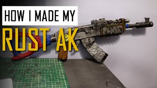 Creating the Rust AK with foam!