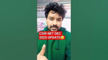 CSIR NET JRF DEC 2025 #exam #TargetGATE2026 BARC2026 #chemistry #viral #Norexam#nta #nta #chemistry