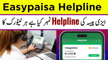 easypaisa helpline number for telenor | easypaisa other network account helpline number
