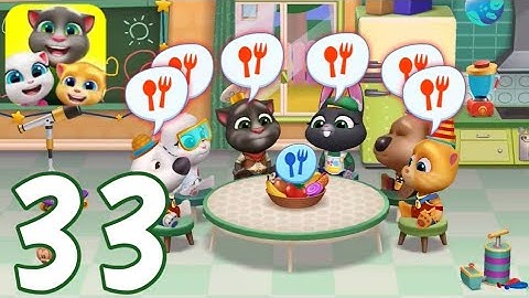 My Talking Tom Friends - Gameplay Walkthrough Part 33 - Tom and Friends: Day 33 (iOS, Android)