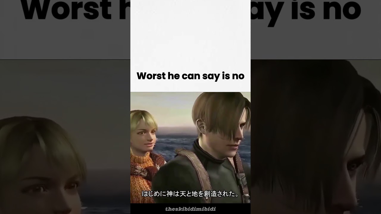 The Worst He Could Say Is No #residentevil4 #shorts #meme