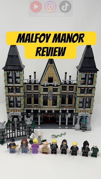 LEGO Harry Potter Malfoy Manor Review #lego